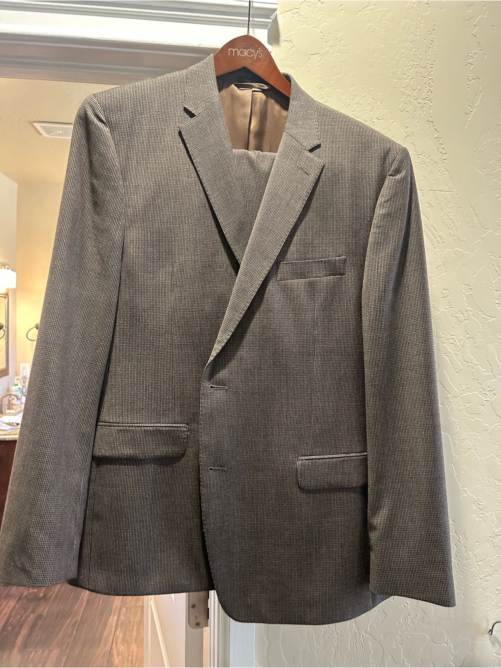 Full brown suit